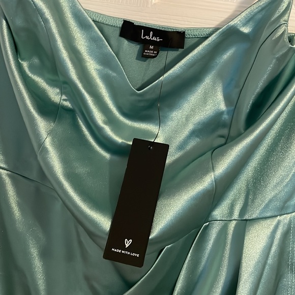 Mini satin dress - Picture 2 of 2